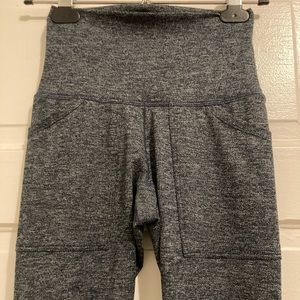 Prana Zawn Navy Herringbone Leggings XS